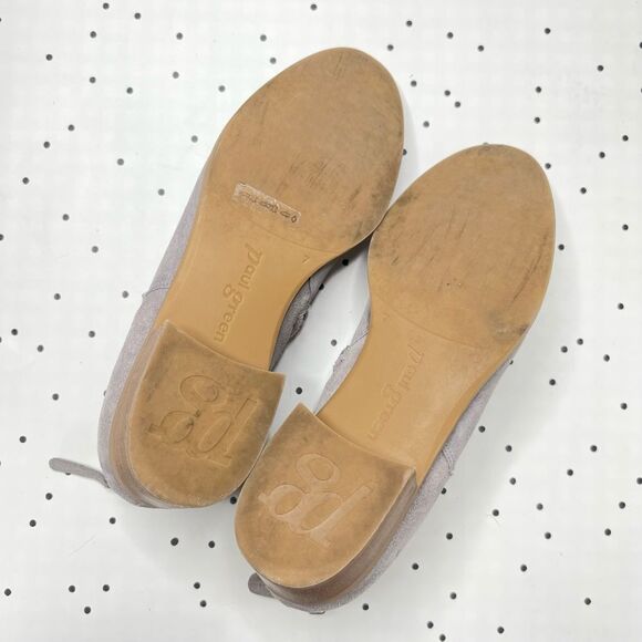 🌱 Paul Green 🌱 Addison short booties boot suede beige light brown like new 9,5 - Picture 9 of 12